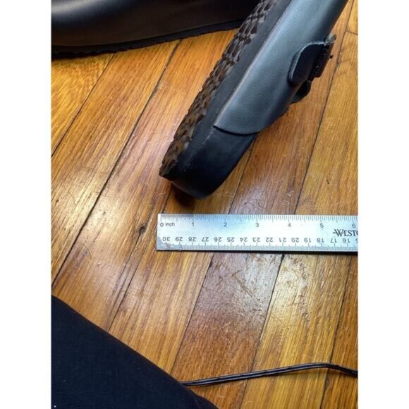 Preppy Streetwear Coquette UtilityBirkenstock Men's Boston Black Aniline Leather - Picture 4 of 5